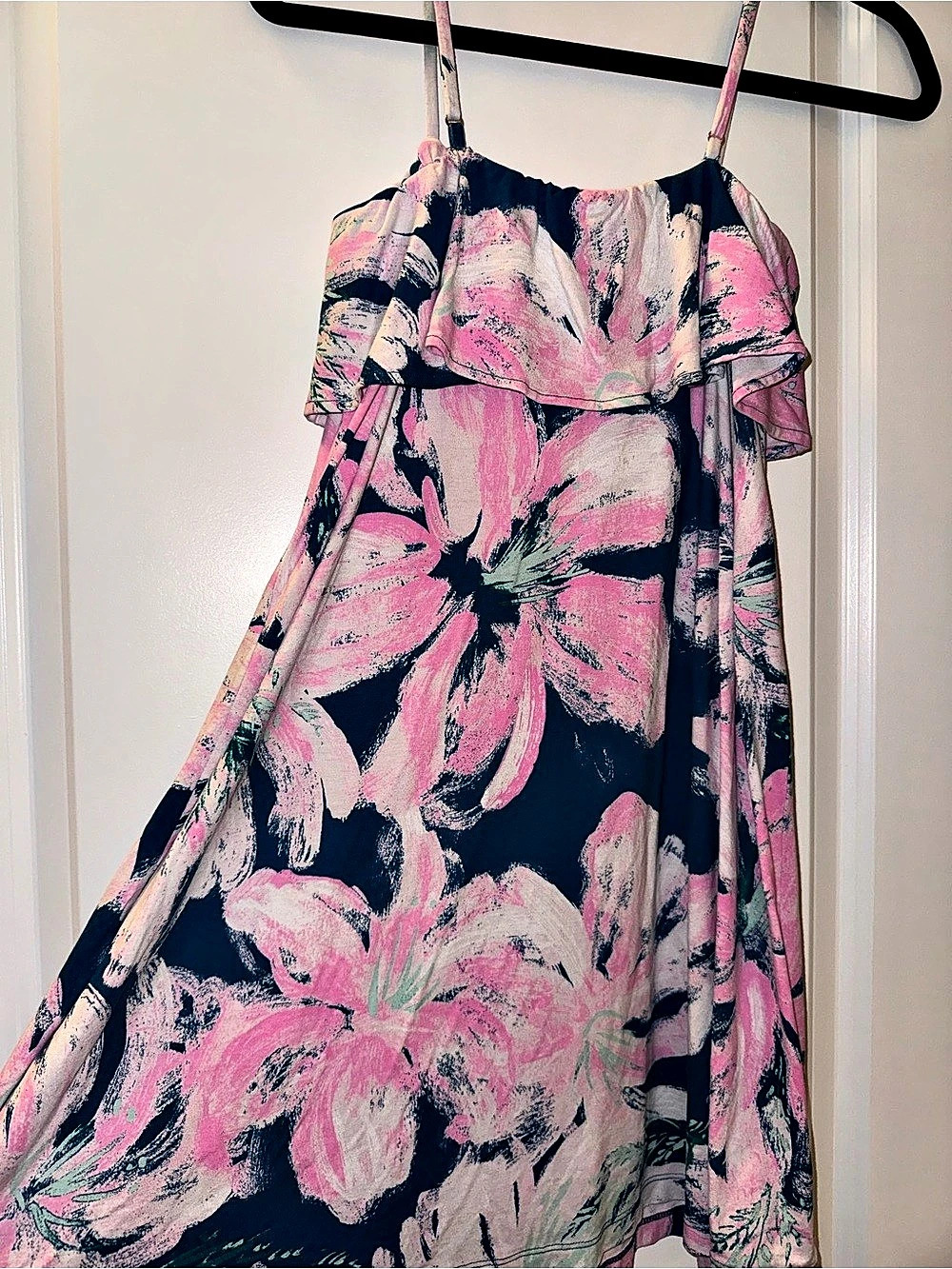 Lilly Pulitzer Floral Dress in Pink & Blue Size XS